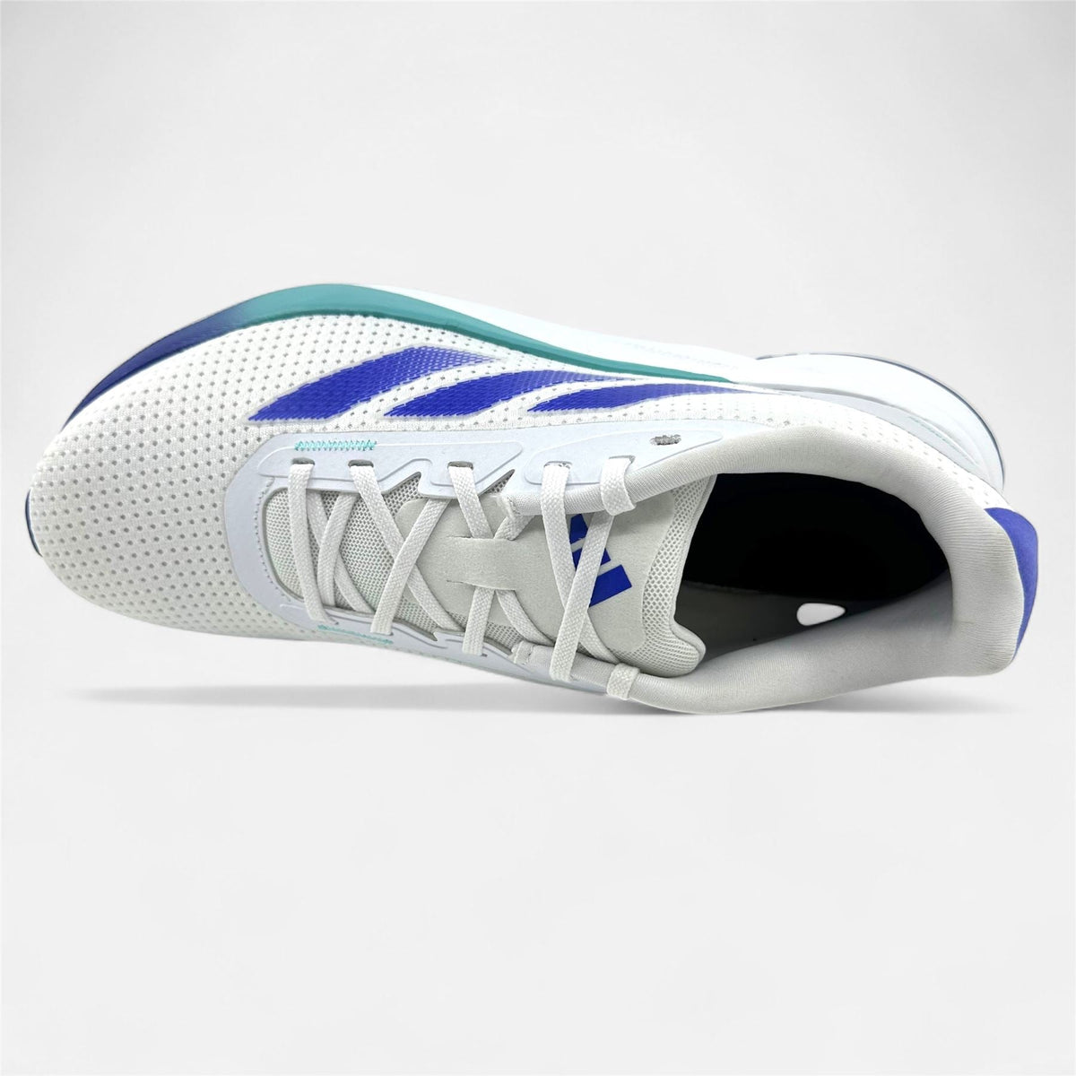 Adidas Duramo SL Cloud White Lucid Blue Flash Aqua Mens Athletic Sneaker (IF9481)