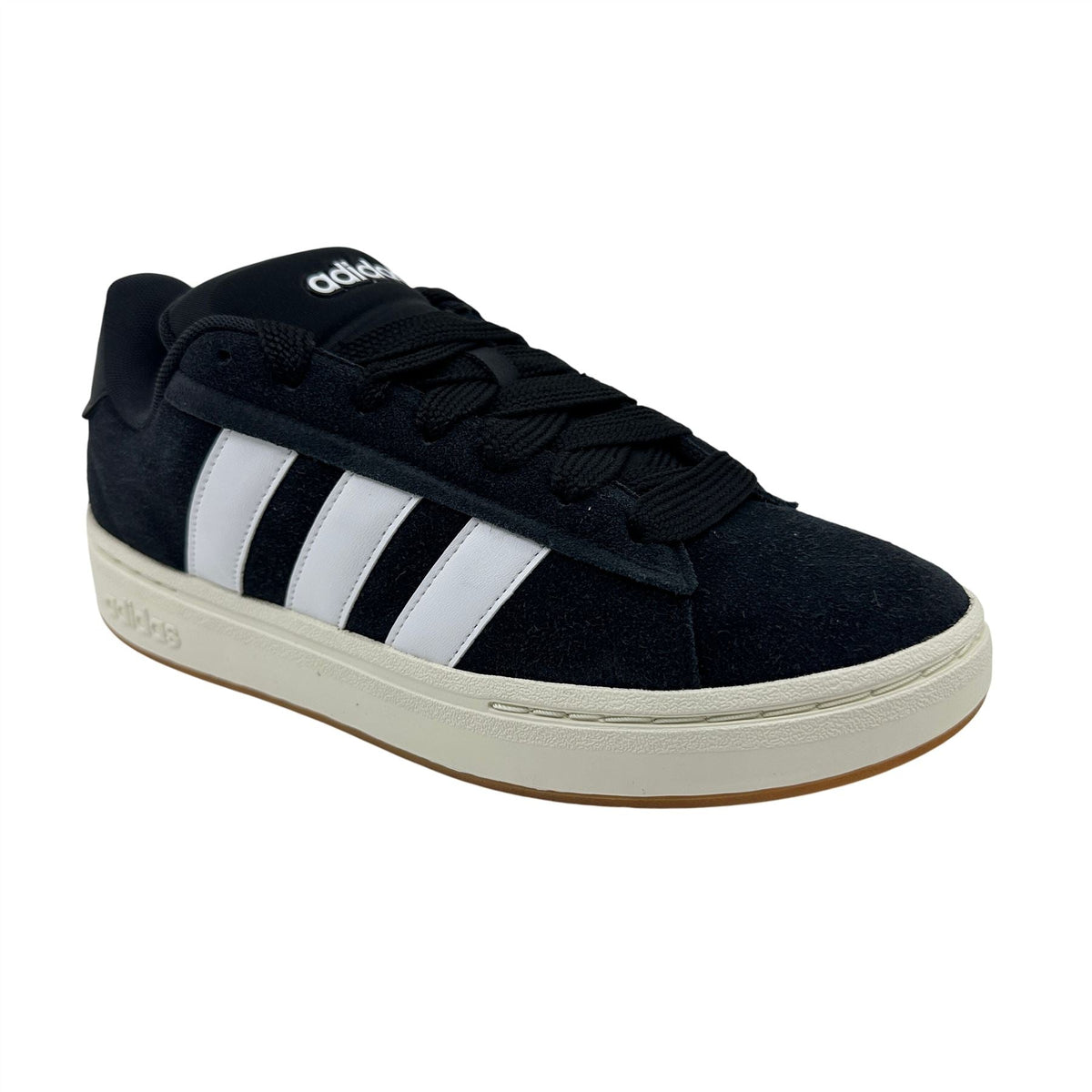 Adidas Grand Court Alpha 00s Black White Gum Mens Athletic Sneaker (JR0543)