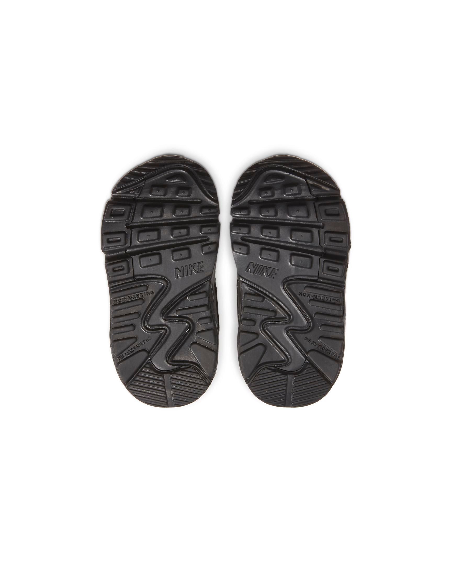 Toddler's Nike Air Max 90 LTR Black/Black-Black-White (CD6868 001)