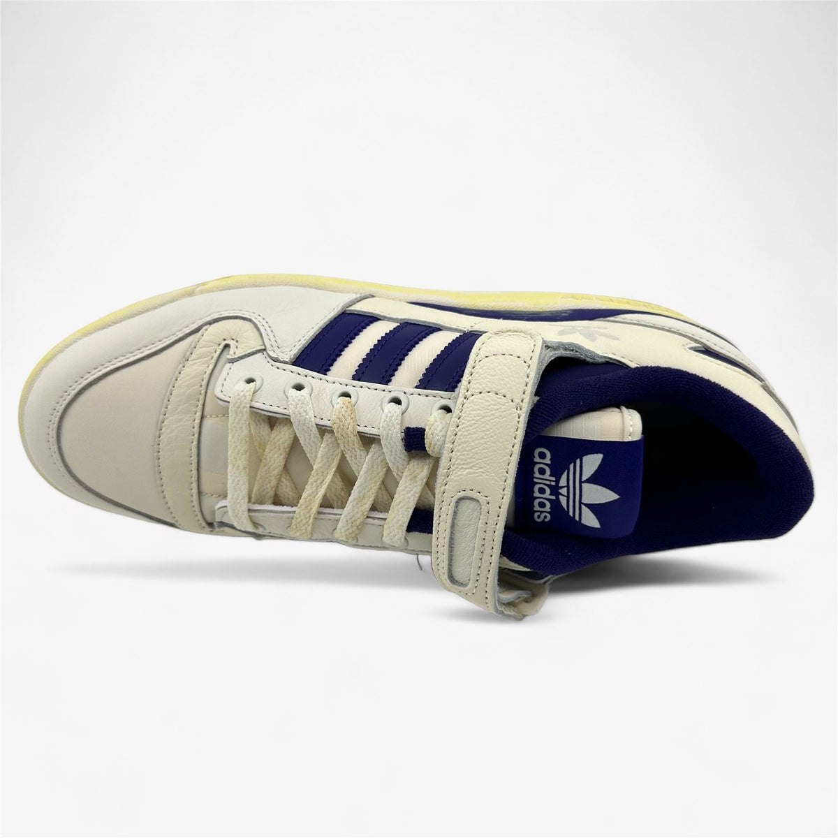 Adidas Forum 84 Low AEC Vintage White Purple Mens Size 10.5 Athletic Sneaker (HP9542)