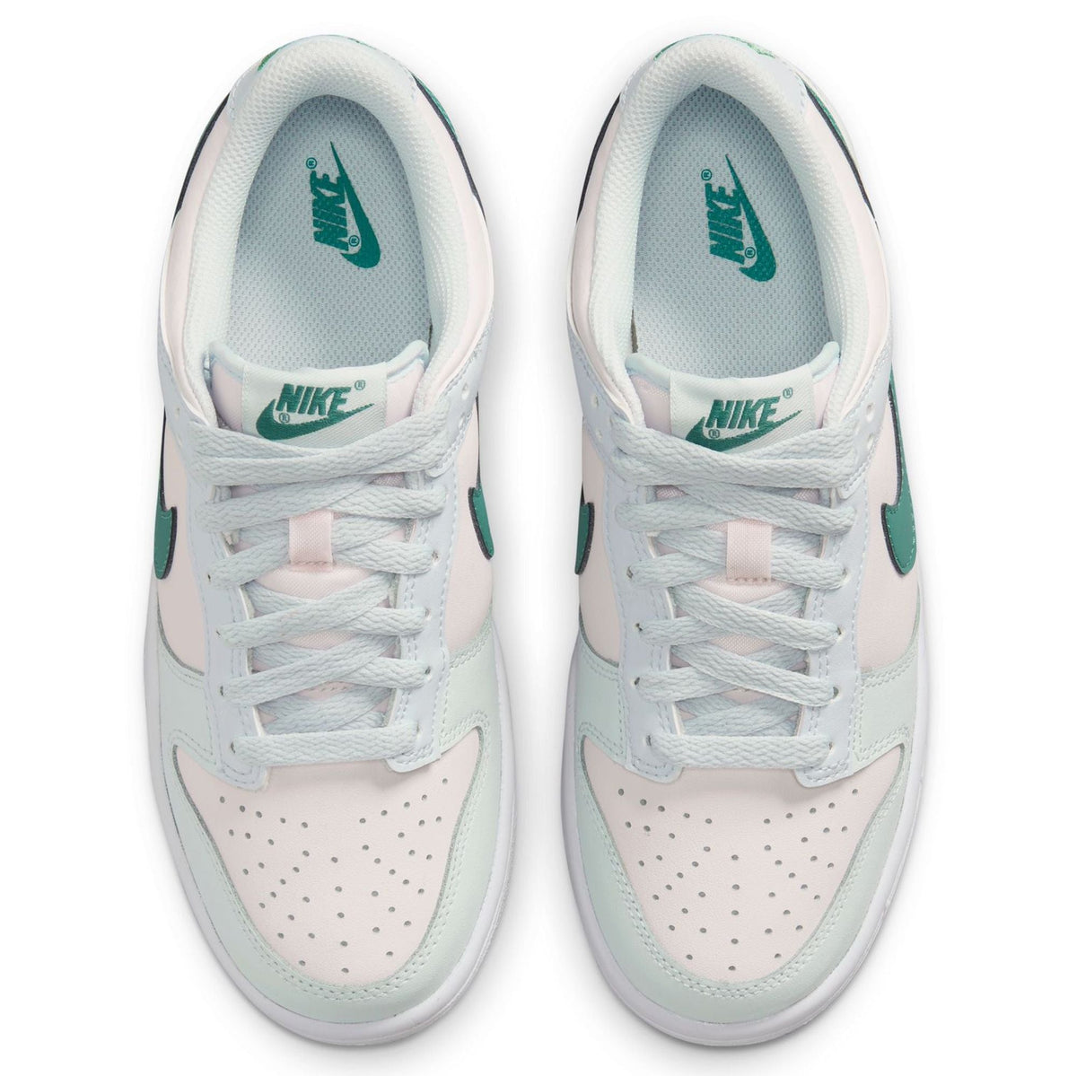 Big Kid's Nike Dunk Low Football Grey/Mineral Teal (FD1232 002)